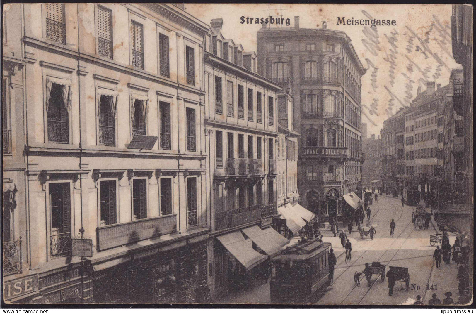 Gest. Strassburg Meisengasse 1907 - Elsass