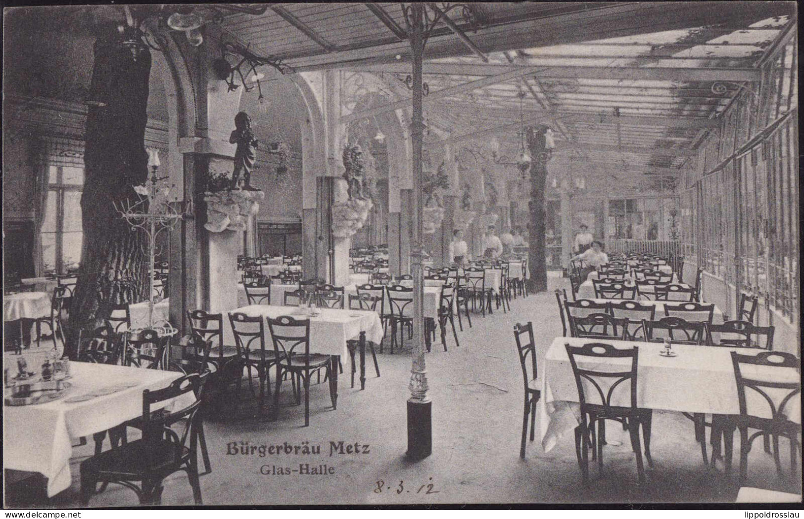 Gest. Metz Gasthaus Münchner Bürgerbräu 1912 - Lothringen