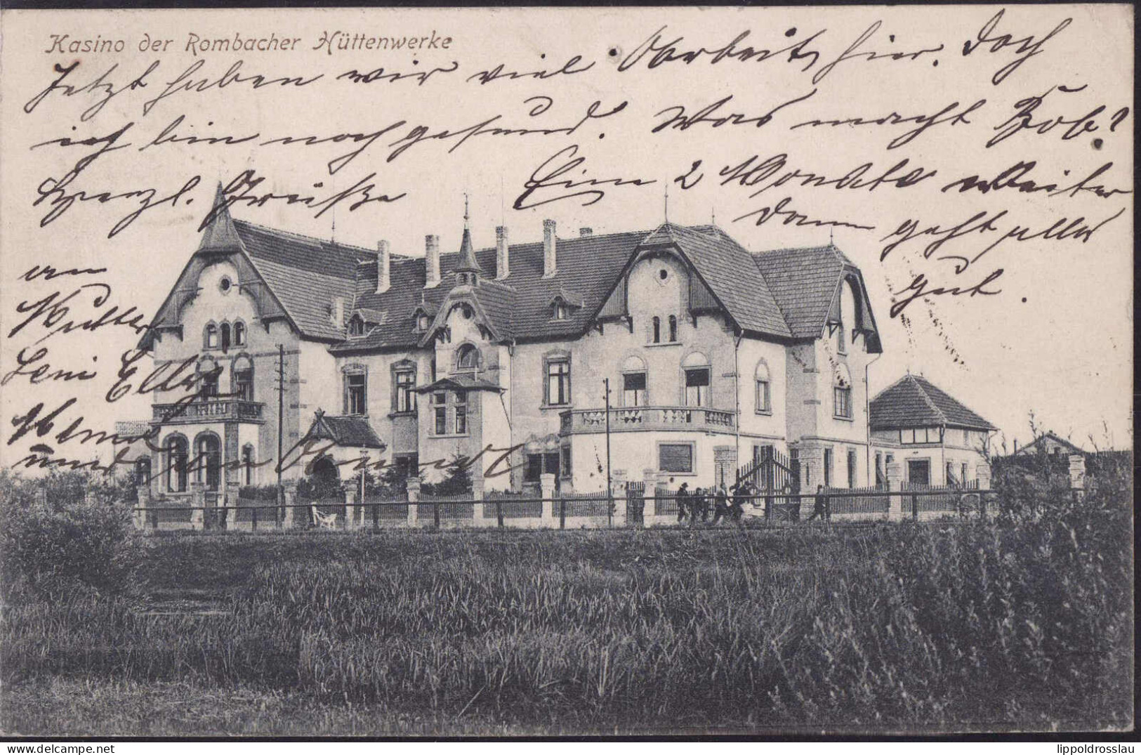 Gest. Rombach Hüttenwerke Kasino 1908 - Lothringen