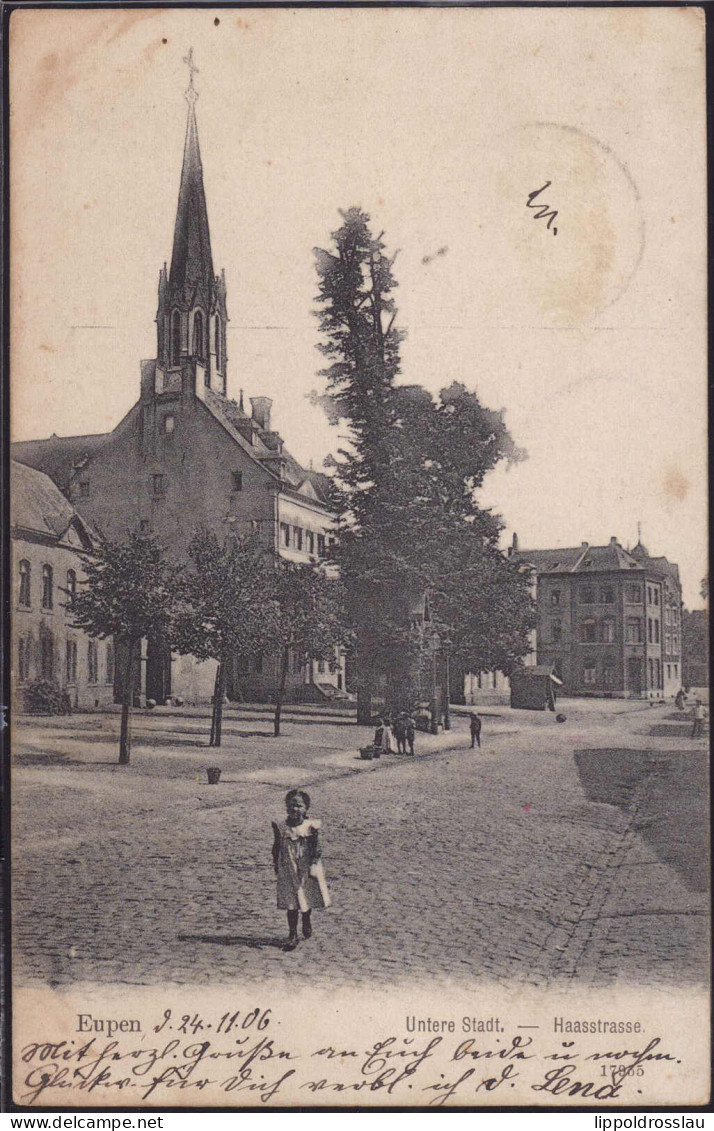 Gest. Eupen Haasstraße 1906 - Sonstige & Ohne Zuordnung