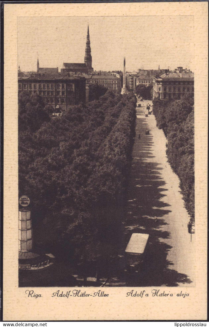 * Riga Adolf-Hitler-Allee - Lettonia