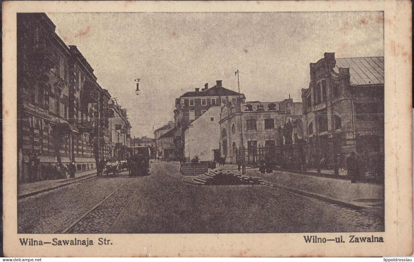 * Wilna Sawalnajastraße 1915, Randknick, Fleckig - Lituanie