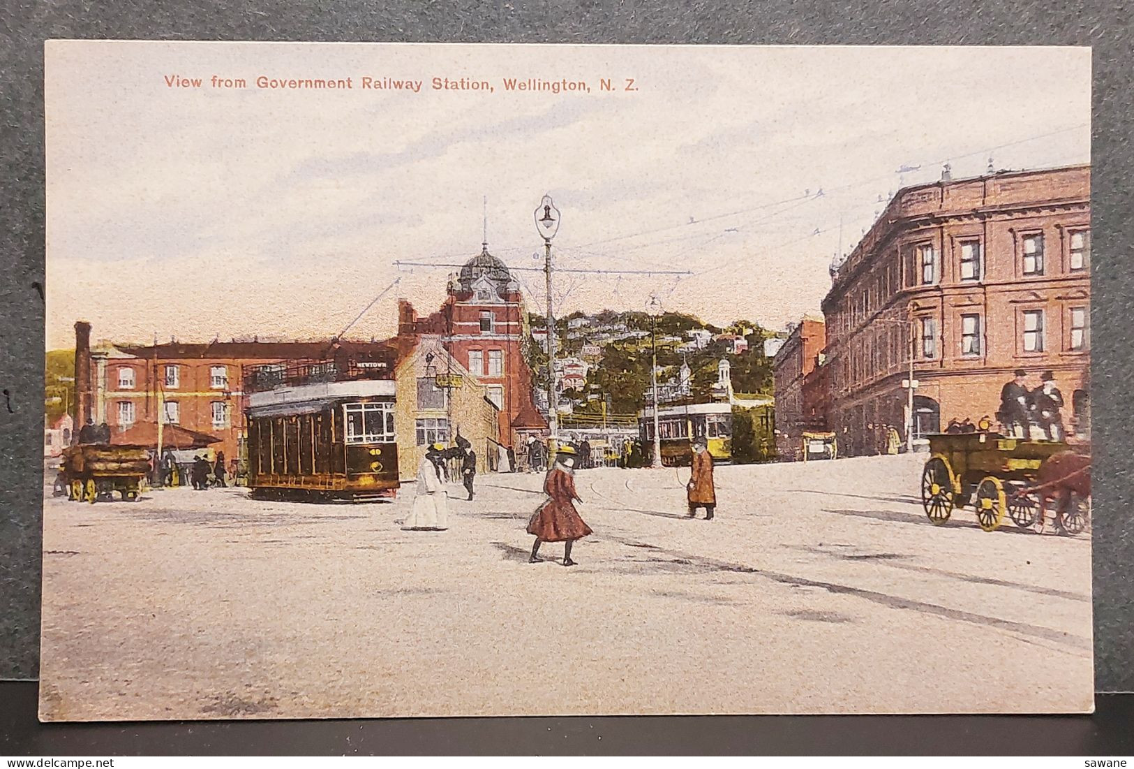 NEW ZEALAND , WELLINGTON , VIEW FROM GOVERNMENT RAILWAY STATION , MT20 - New Zealand