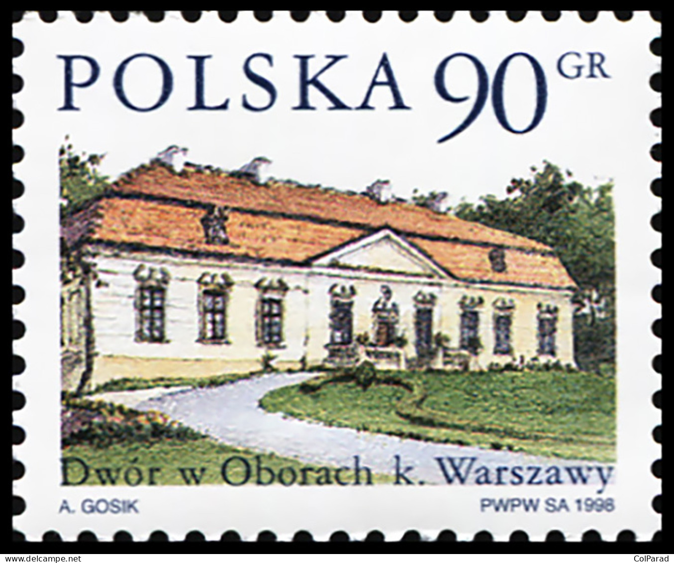 POLAND - 1998 - STAMP MNH ** - Polish Manor Houses. Obory - Unused Stamps