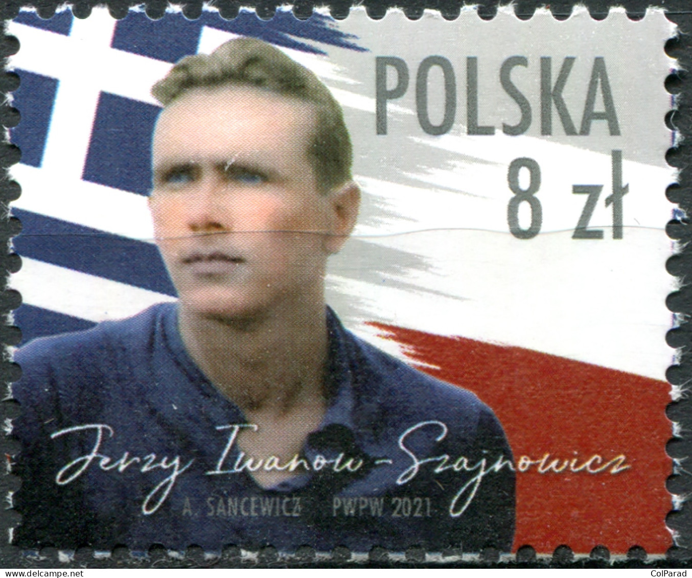 POLAND - 2021 - STAMP MNH ** - Jerzy Iwanow-Szajnowicz, Resistance Leader - Unused Stamps