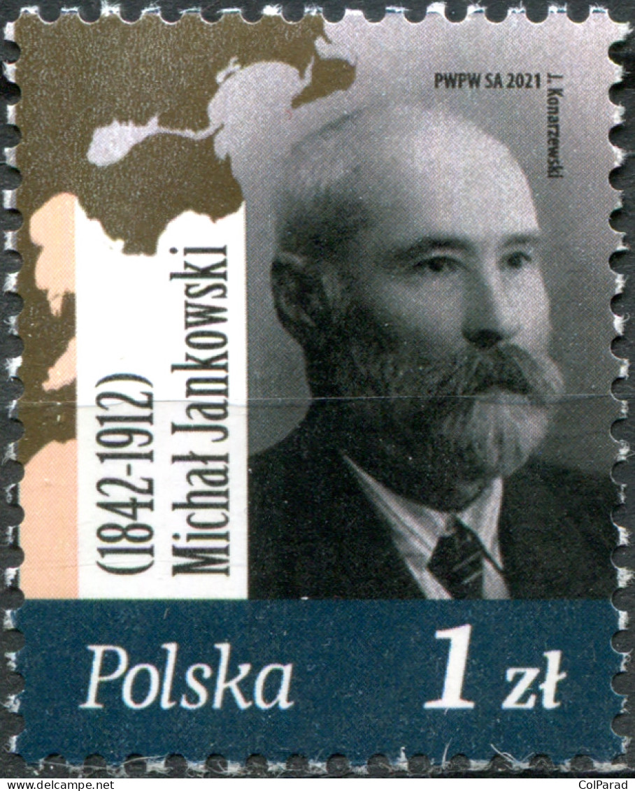 POLAND - 2021 - STAMP MNH ** - Michał Jankowski (1842-1912), Scientist - Nuovi