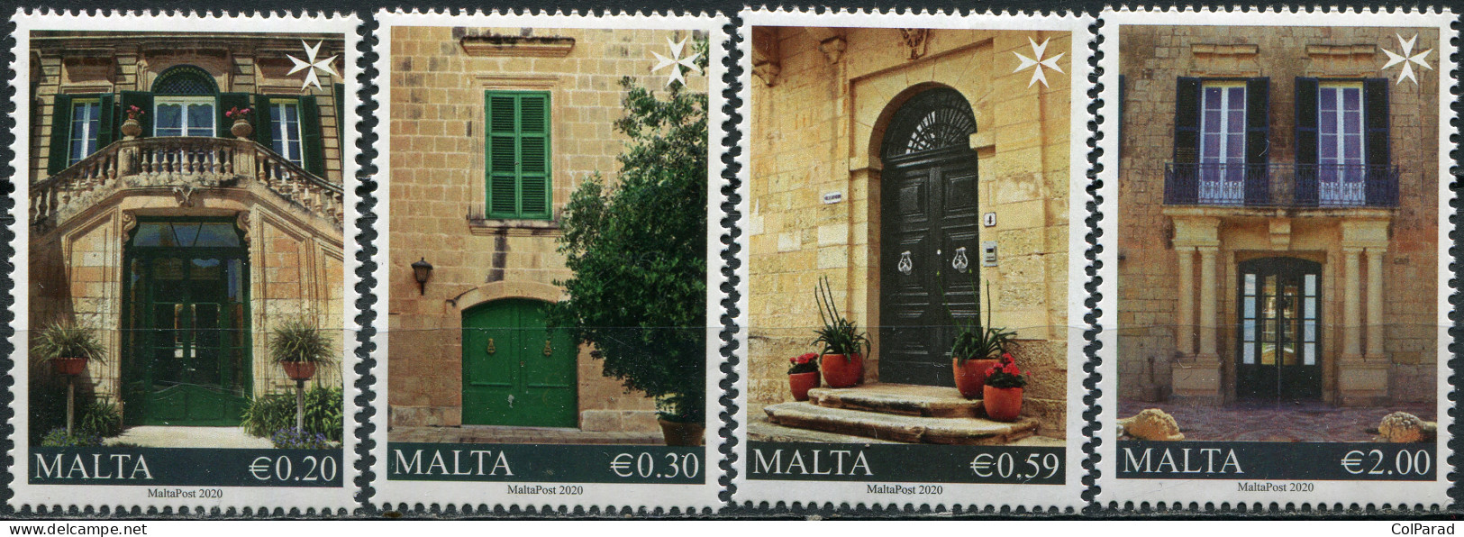 MALTA - 2020 - SET OF 4 STAMPS MNH ** - Old Residential Houses (II) - Malta