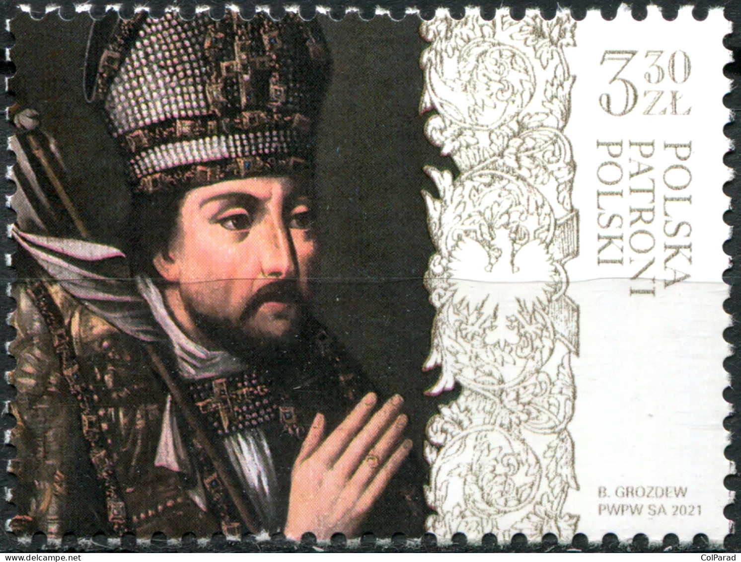 POLAND - 2021 - STAMP MNH ** - Stanisław Szczepanowski, Bishop And Martyr - Ungebraucht