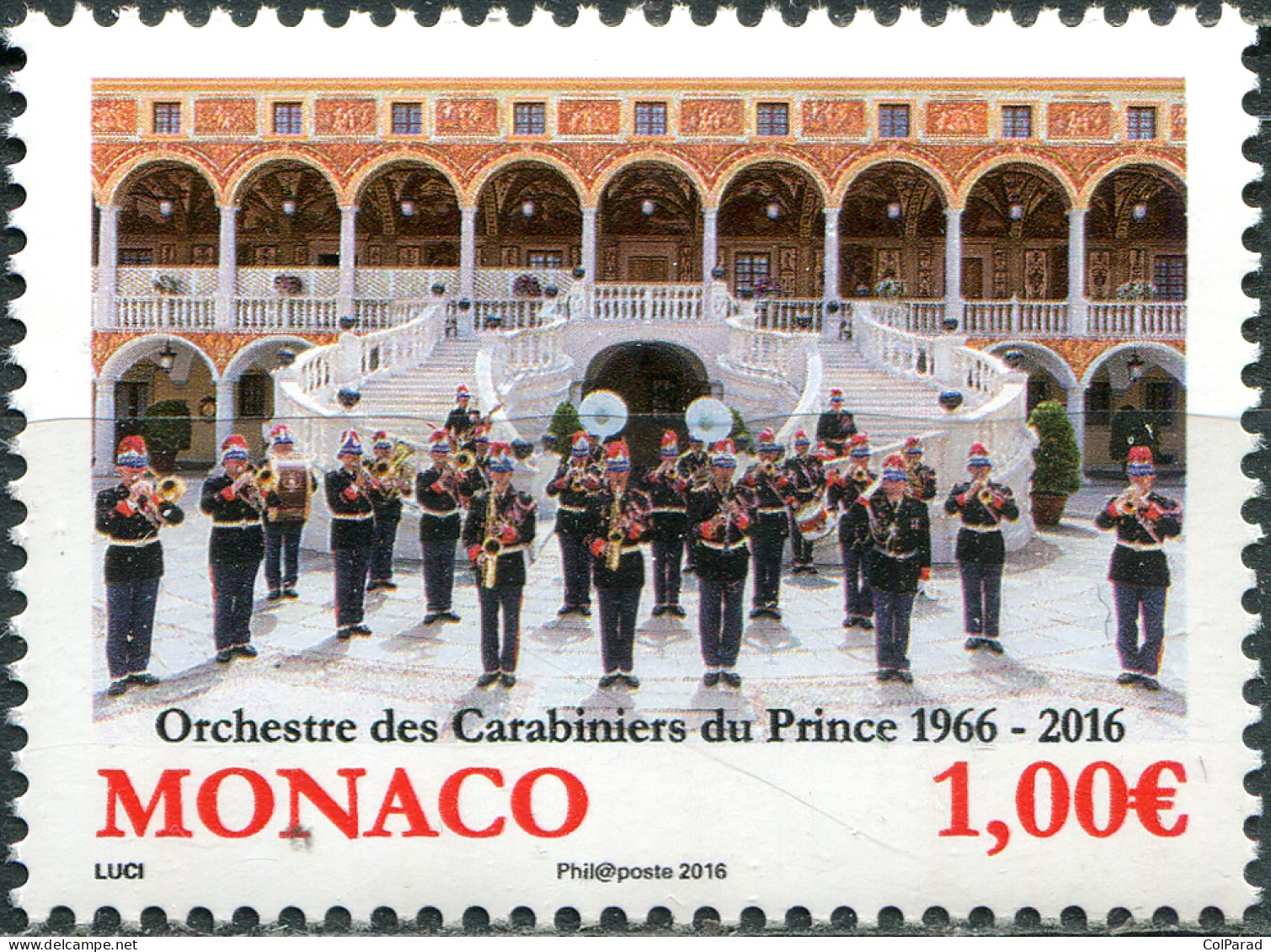 MONACO - 2016 - STAMP MNH ** - The Orchestra Of The Palace Guards - Unused Stamps