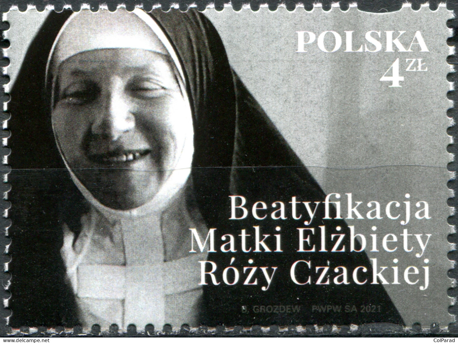 POLAND - 2021 - STAMP MNH ** - Beatification Of Mother Elżbieta Róża Czacka - Neufs
