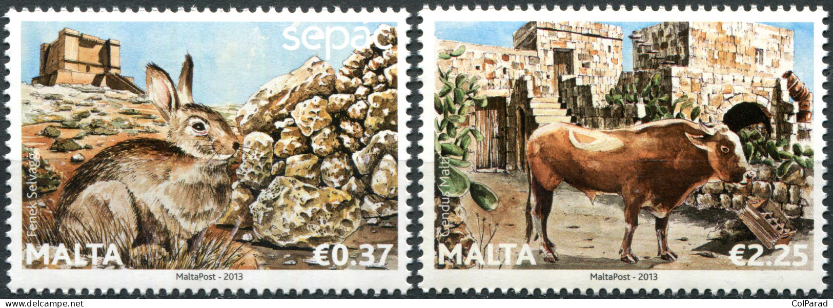 MALTA - 2013 - SET MNH ** - Wild And Domestic Fauna Of The Maltese Islands - Malta