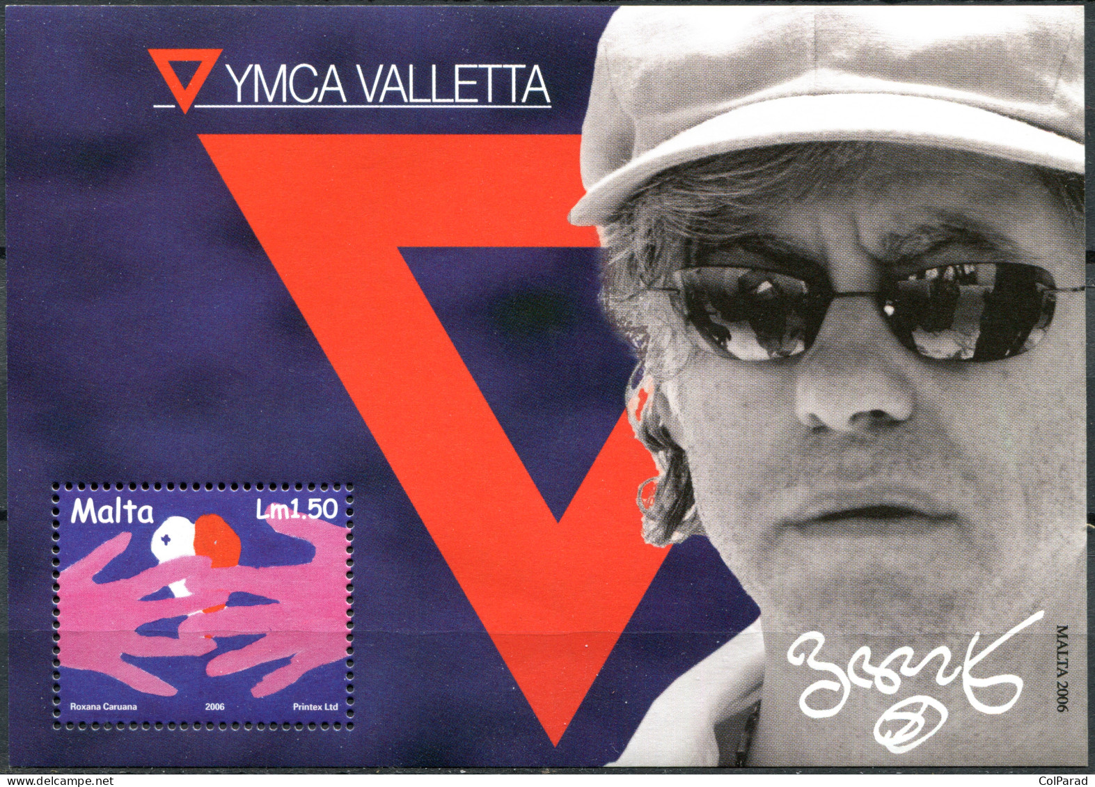 MALTA - 2006 - SOUVENIR SHEET MNH ** - Bob Geldof Concert, Manoel Island - Malta