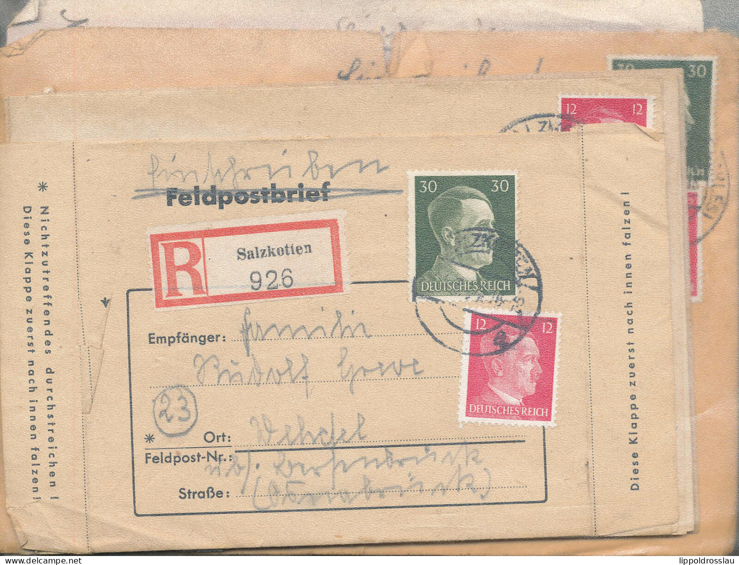 Gest., Brief Konvolut Von 18 Stck. Feldpostbriefe WK II Mit Inhalt, RAD 3/93 Salzkotten - Other & Unclassified