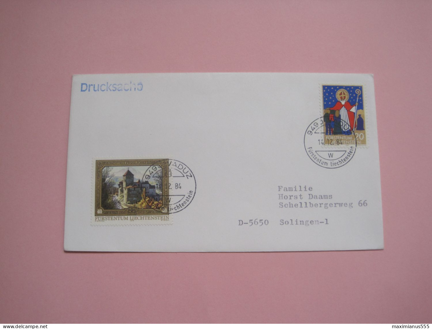 Lichtenstein Letter 1984 - Unused Stamps