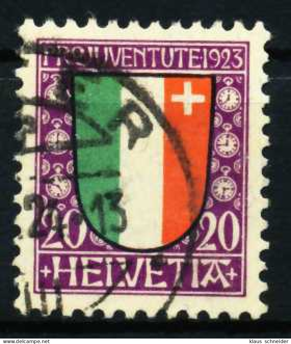 SCHWEIZ PRO JUVENTUTE Nr 187 Gestempelt X54BCA6 - Used Stamps