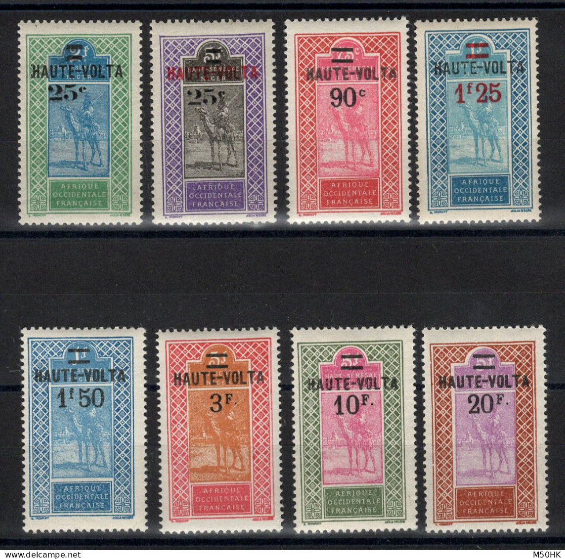 Haute Volta - YV 33 à 40 N* MH , Cote 59 Euros - Unused Stamps