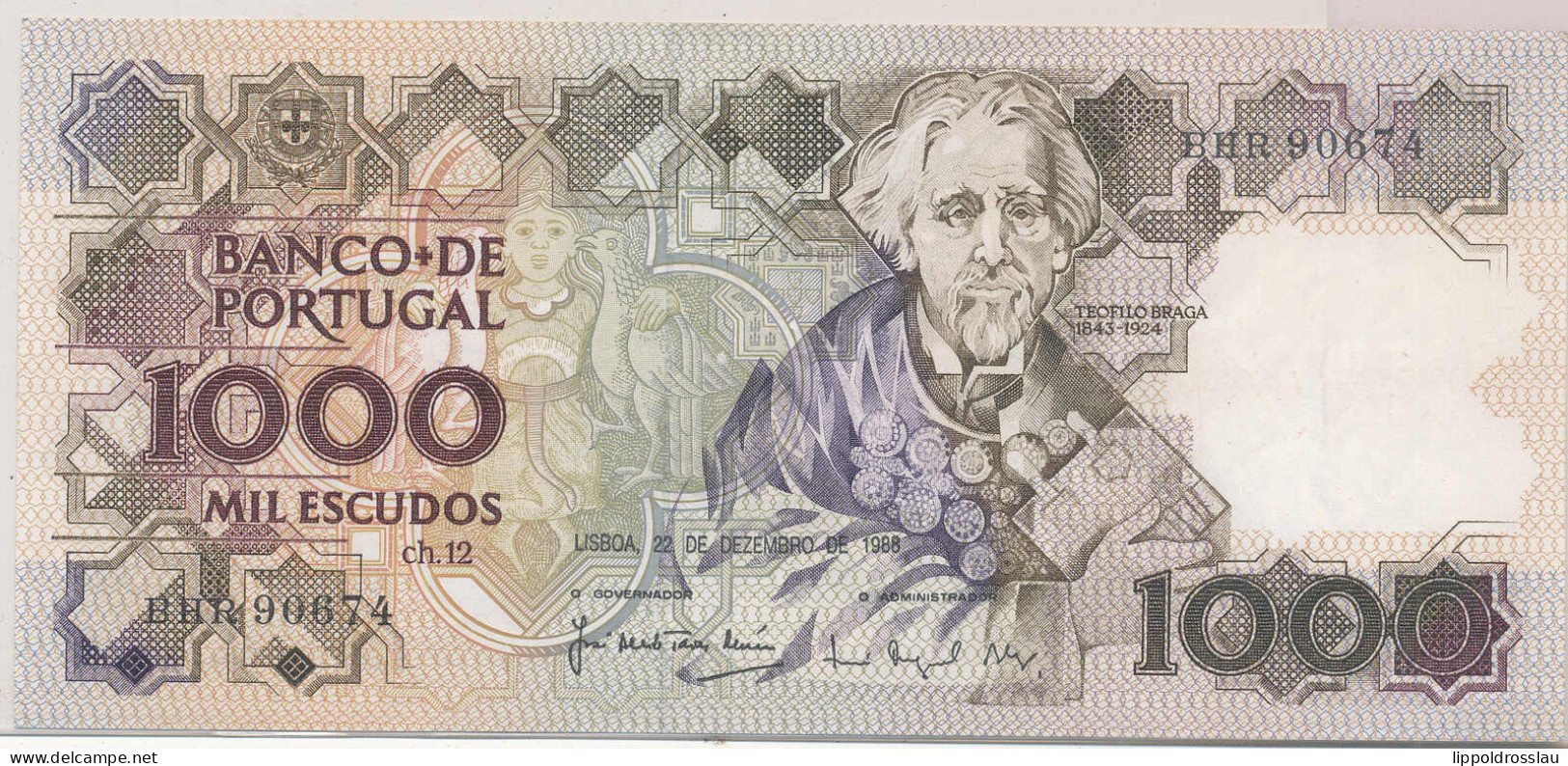 Portugal 1000 Escudos, 181e Erh. I - Andere & Zonder Classificatie