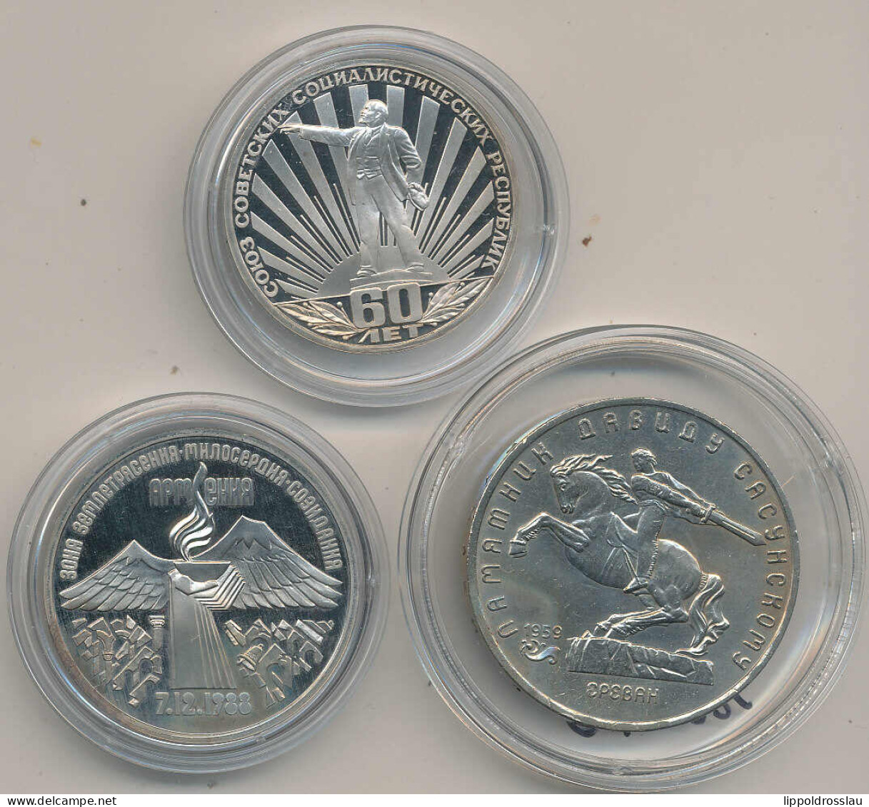 Russland 1 Rubel, 3 Rubel, 5 Rubel, Schön 140,175 U. 226 Ss-vz - Russie