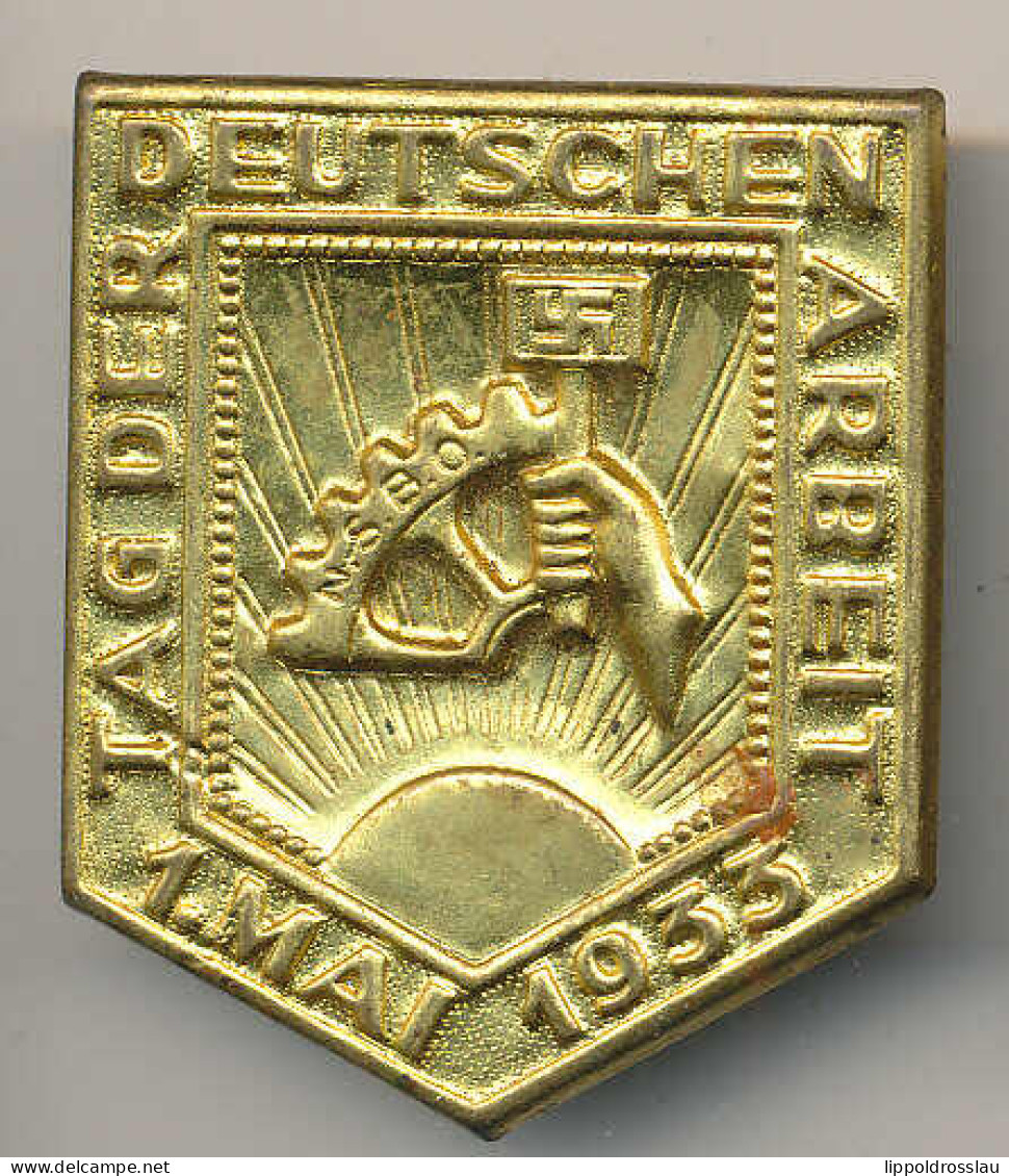 Anstecknadel 1. Mai 1933 Tag Der Deutschen Arbeit - Autres & Non Classés