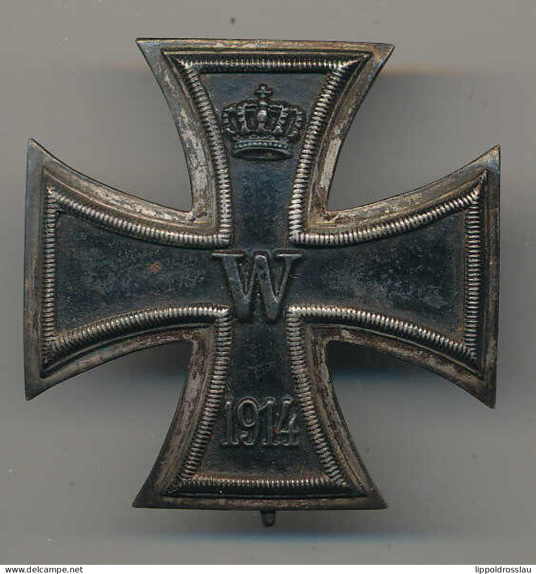 Eisernes Kreuz I. Klasse WK I 1914 Gewölbte Form - Autres & Non Classés