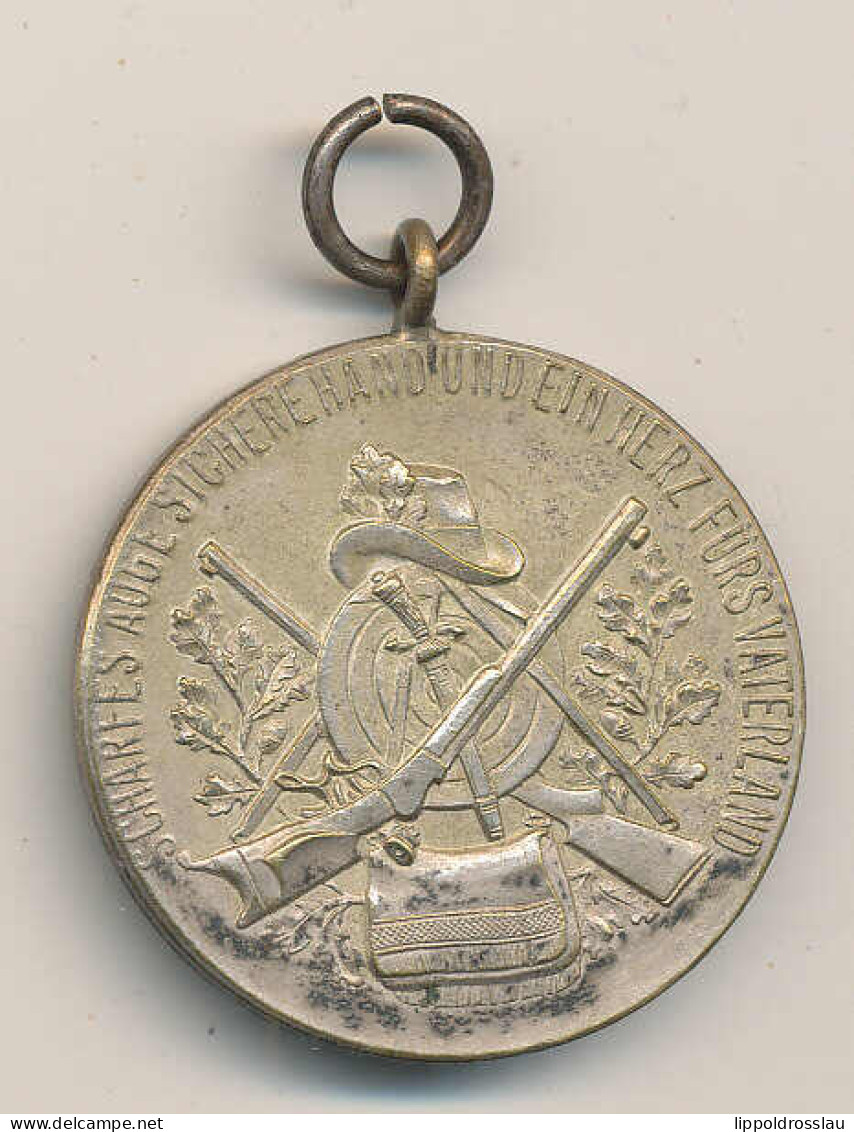 Medaille Braunschweig Landesschießen 1922 In Wolfenbüttel, Br Vers. D 33mm - Autres & Non Classés