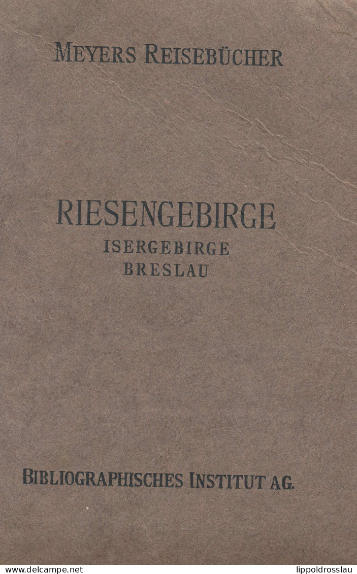 Meyers Reisebücher, Riesengebirge Isergebirge Breslau 1935, 22. Auflage, 212 Seiten, Kplt. Mit Allen Karten - Altri & Non Classificati