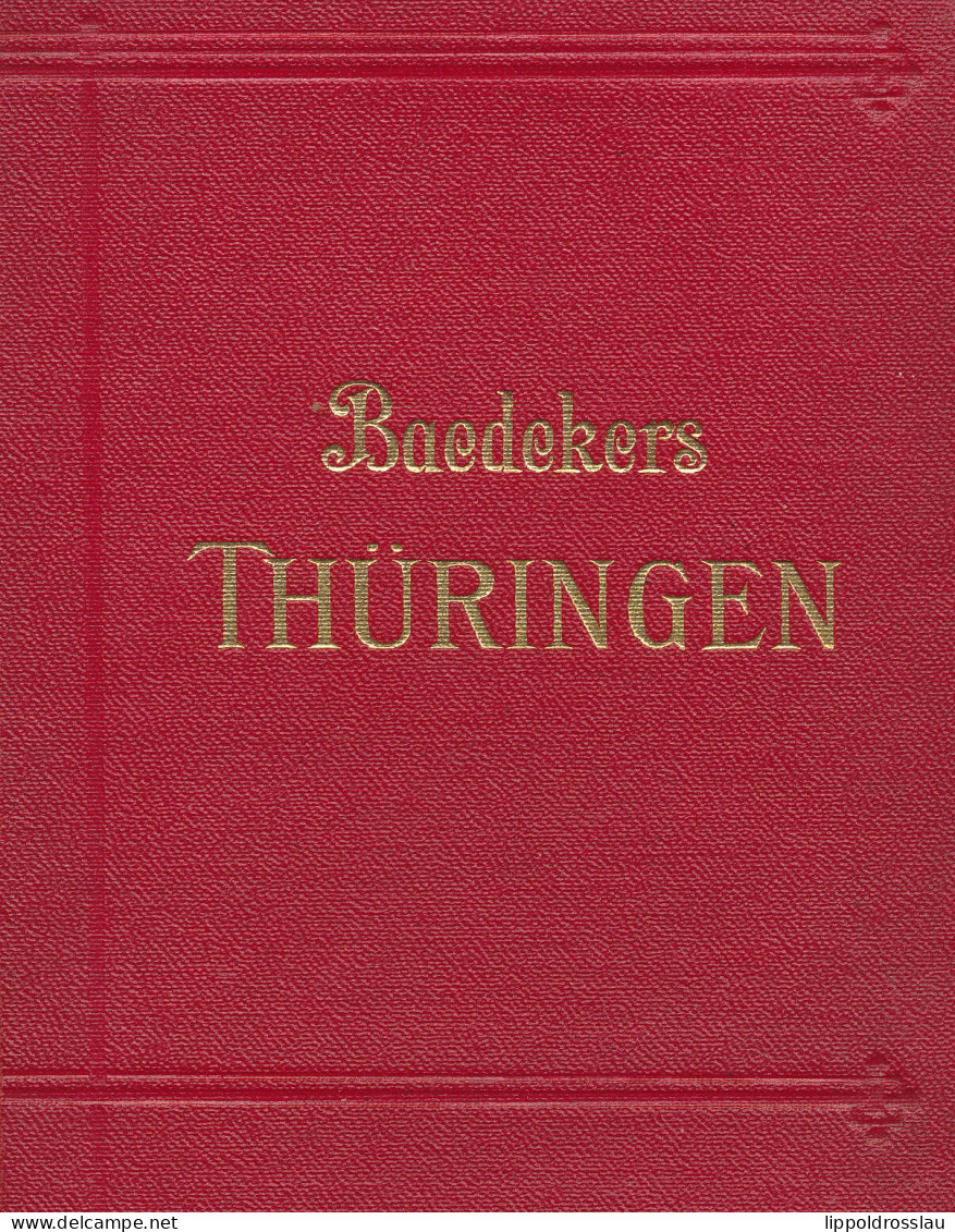 Baedeker Thüringen 1925, 220 Seiten - Altri & Non Classificati