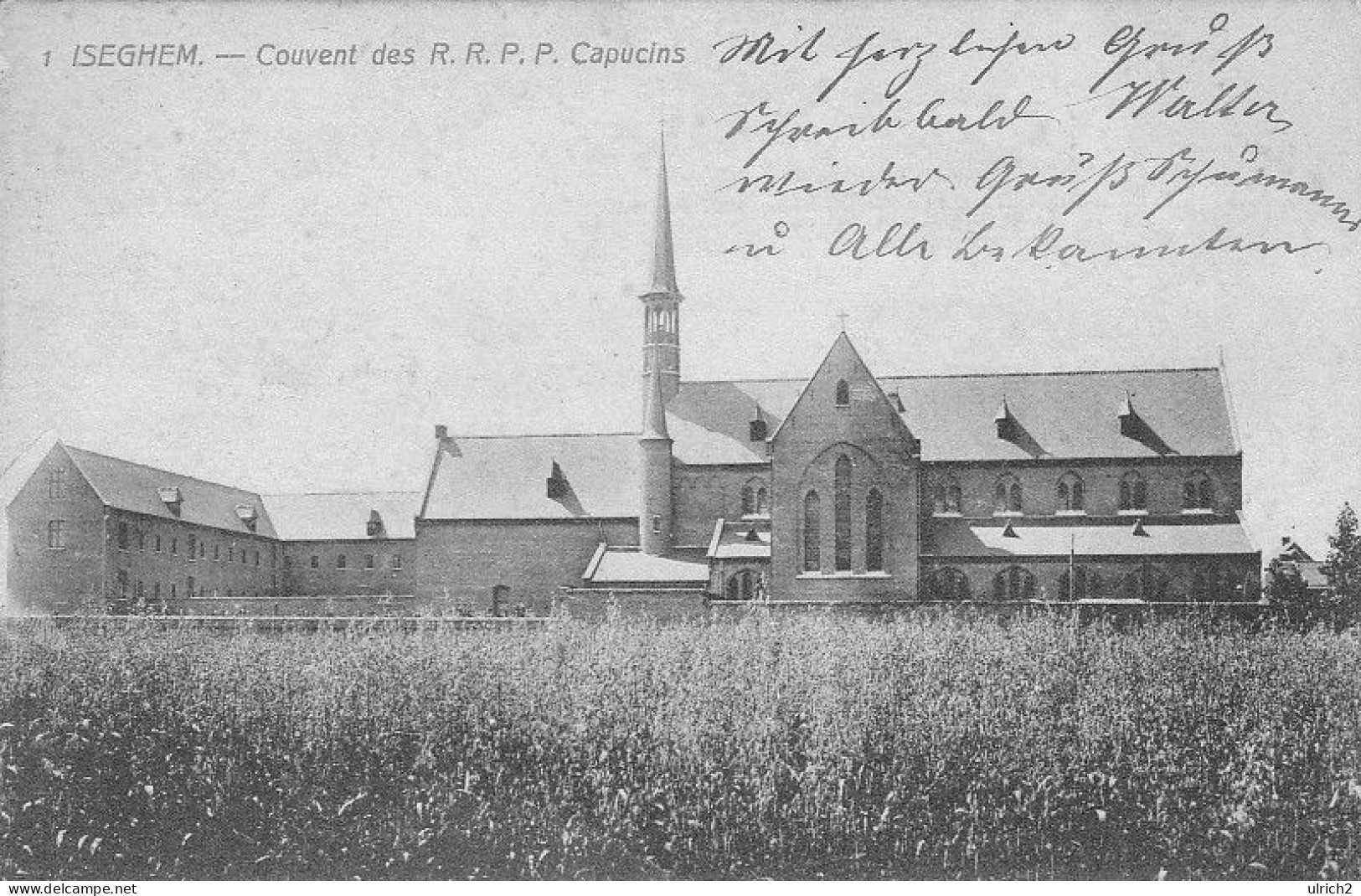 AK Iseghem - Couvent Des R.R.P.P. Capucins - Feldpost 1914 (68366) - Izegem