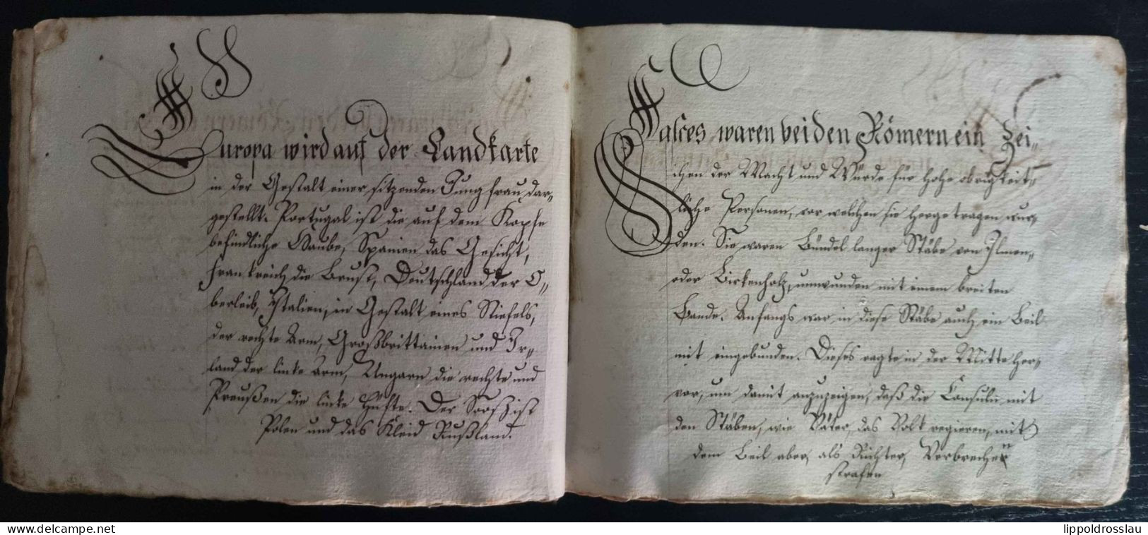 Schreibe-Buch der Sonntagsschule für Sonntag 12. Februar 1837, Bütten handgeschrieben auf 44 Seiten, hoch interessanter