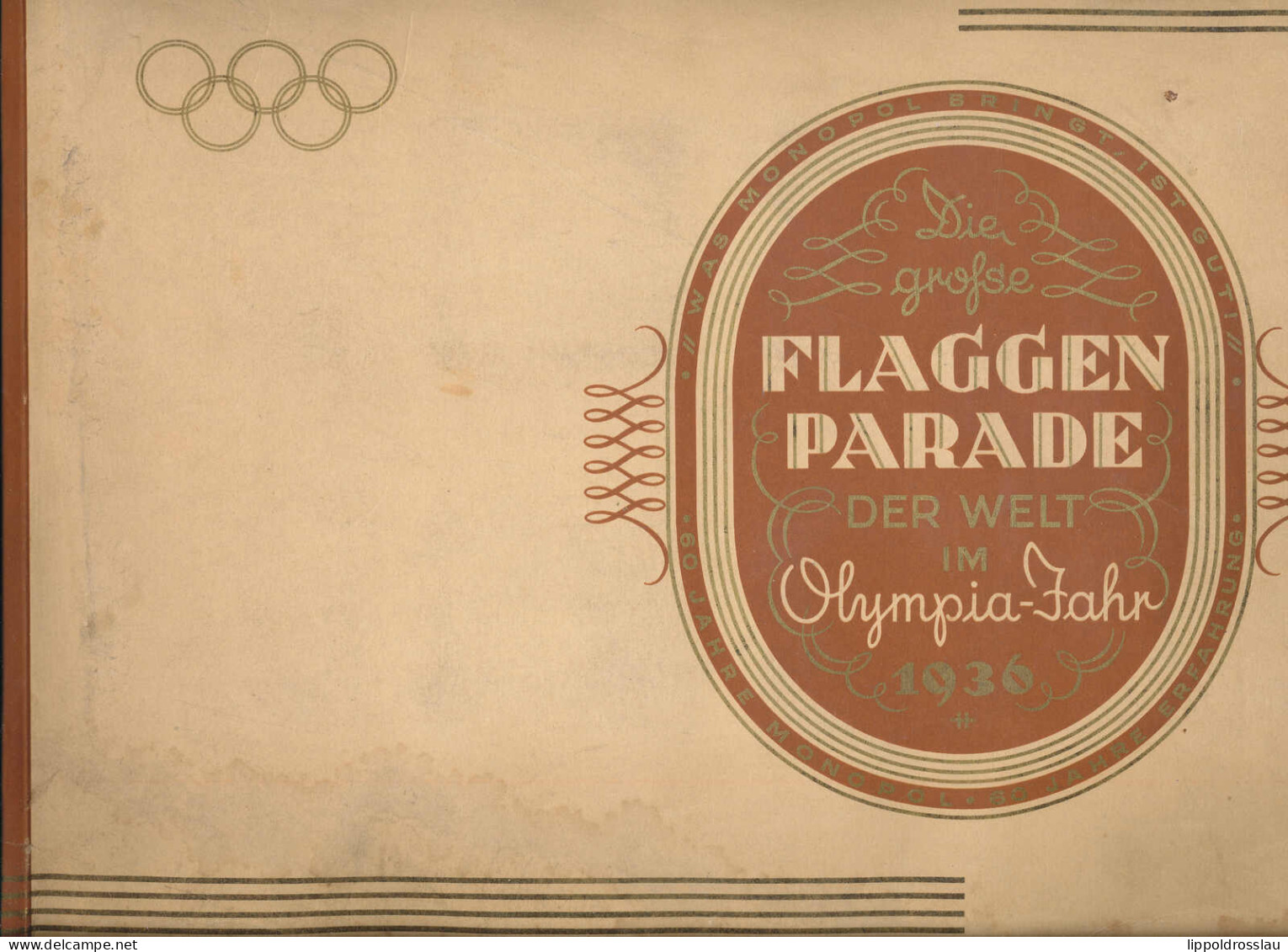 Flaggenparade Im Olympiajahr, Monopol, 240 Bilder Kplt. Erh. II- - Other & Unclassified