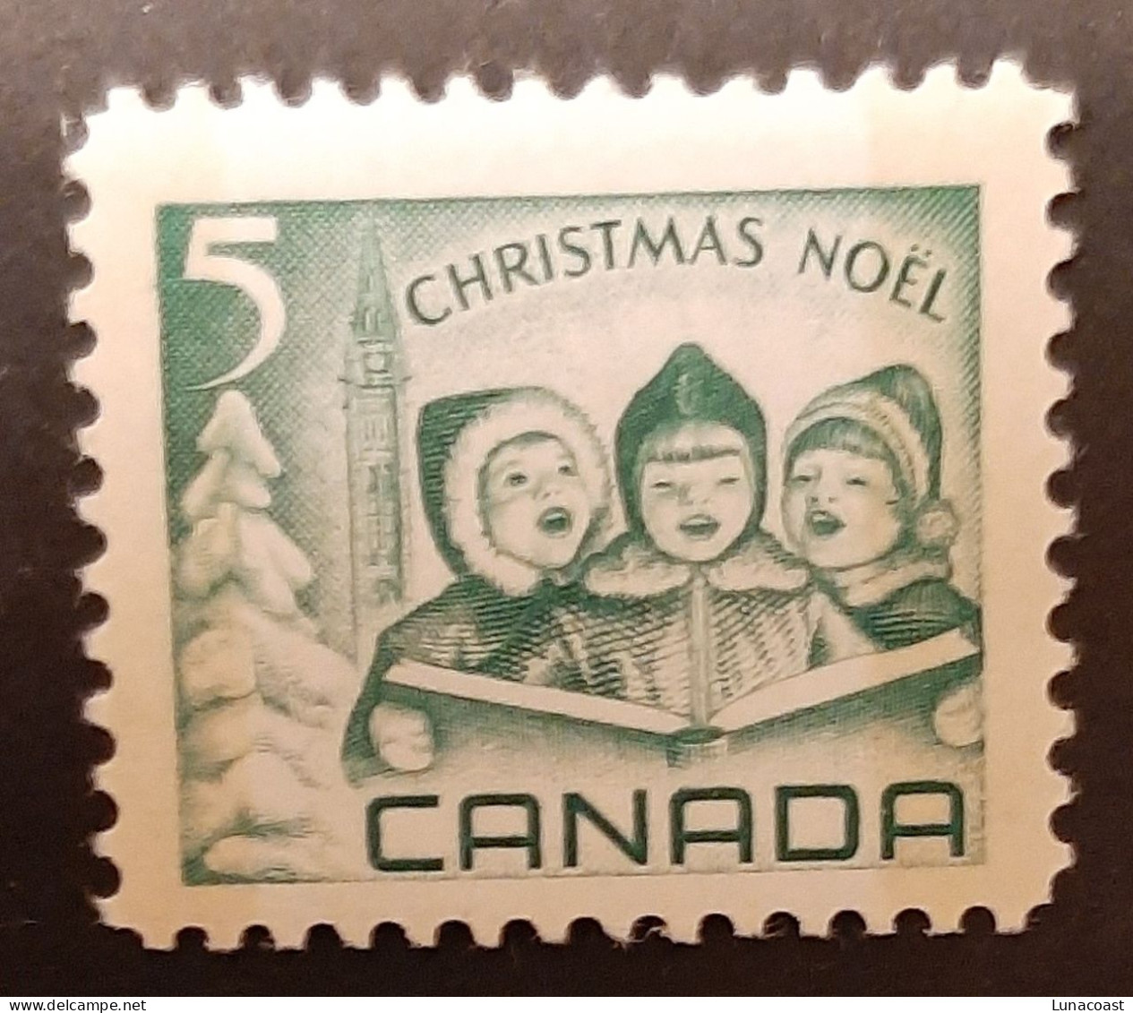 Canada 1967 MH Sc.#477p*  Christmas 1967, Tagged W2B - Ongebruikt