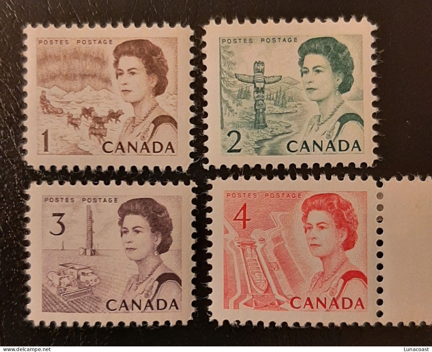 Canada 1967 MH Sc.#454*-457*  1-4c Centennial - Unused Stamps