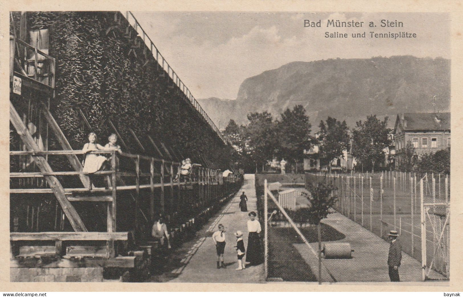 DE314  --  BAD MUNSTER A. STEIN   --  SALINE UND TENNIS - PLATZE - Bad Münster A. Stein - Ebernburg