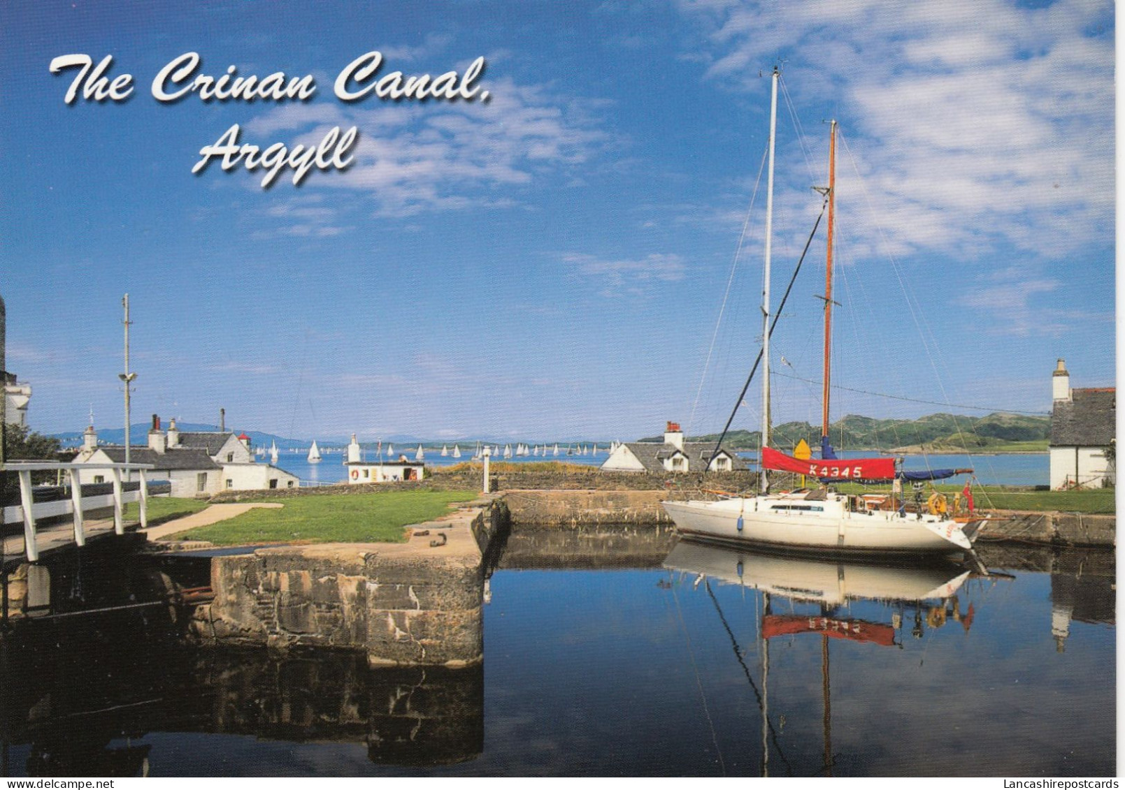 Postcard The Crinan Canal Argyll Scotland My Ref B26402 - Argyllshire