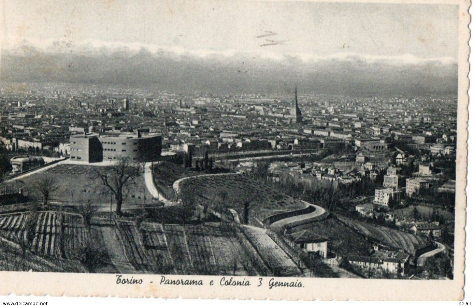 TORINO - PANORAMA E COLONIA 3 GENNAIO - F.P. - Tarjetas Panorámicas