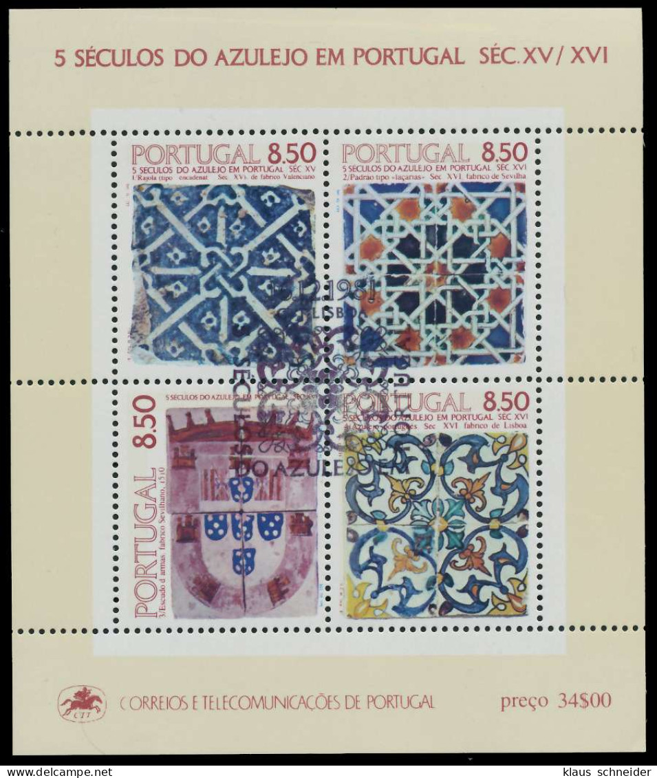 PORTUGAL 1981 Block 33 Gestempelt S019DA2 - Used Stamps