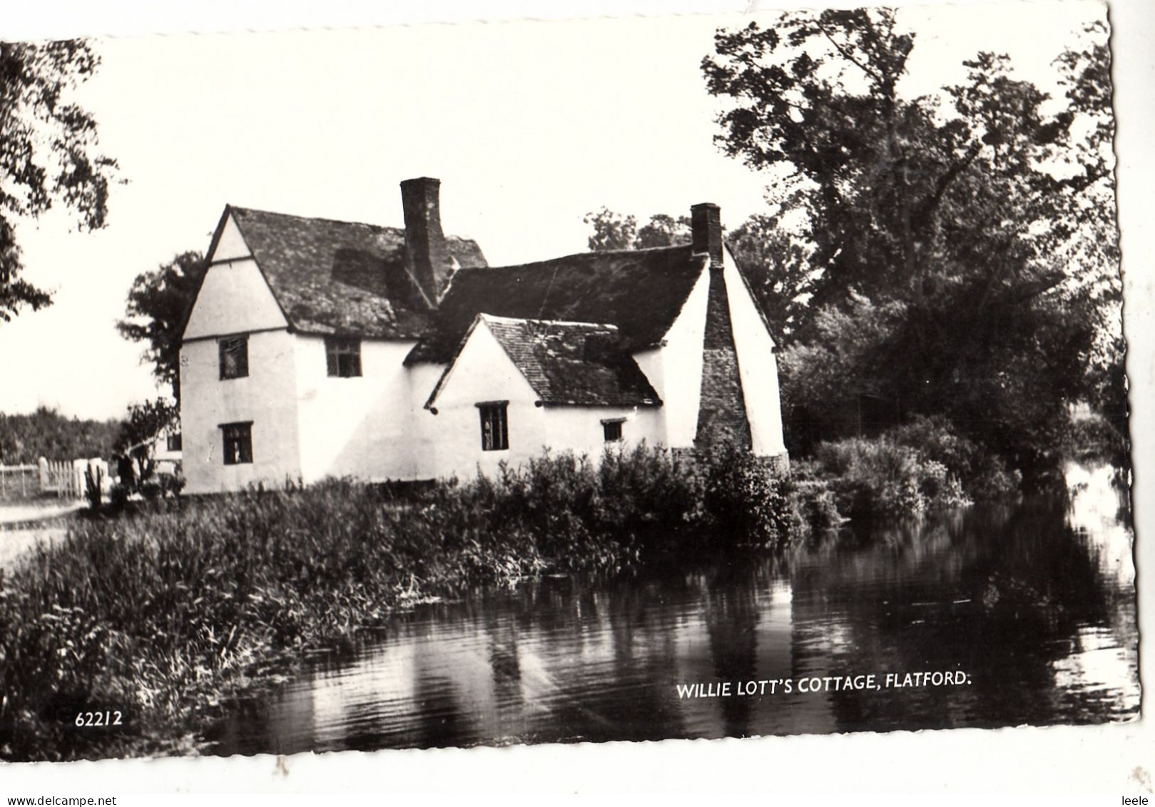 CK97. Vintage Postcard. Willie Lott's Cottage, Flatford. Suffolk - Sonstige & Ohne Zuordnung