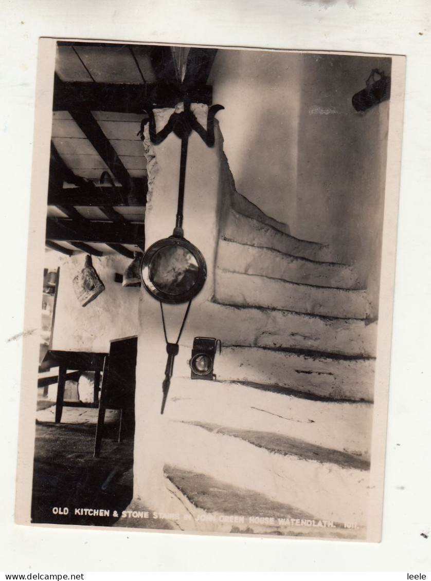 CK61.  Vintage Postcard.  Old Kitchen And Stone Stairs. John Green House. Watendlath - Other & Unclassified