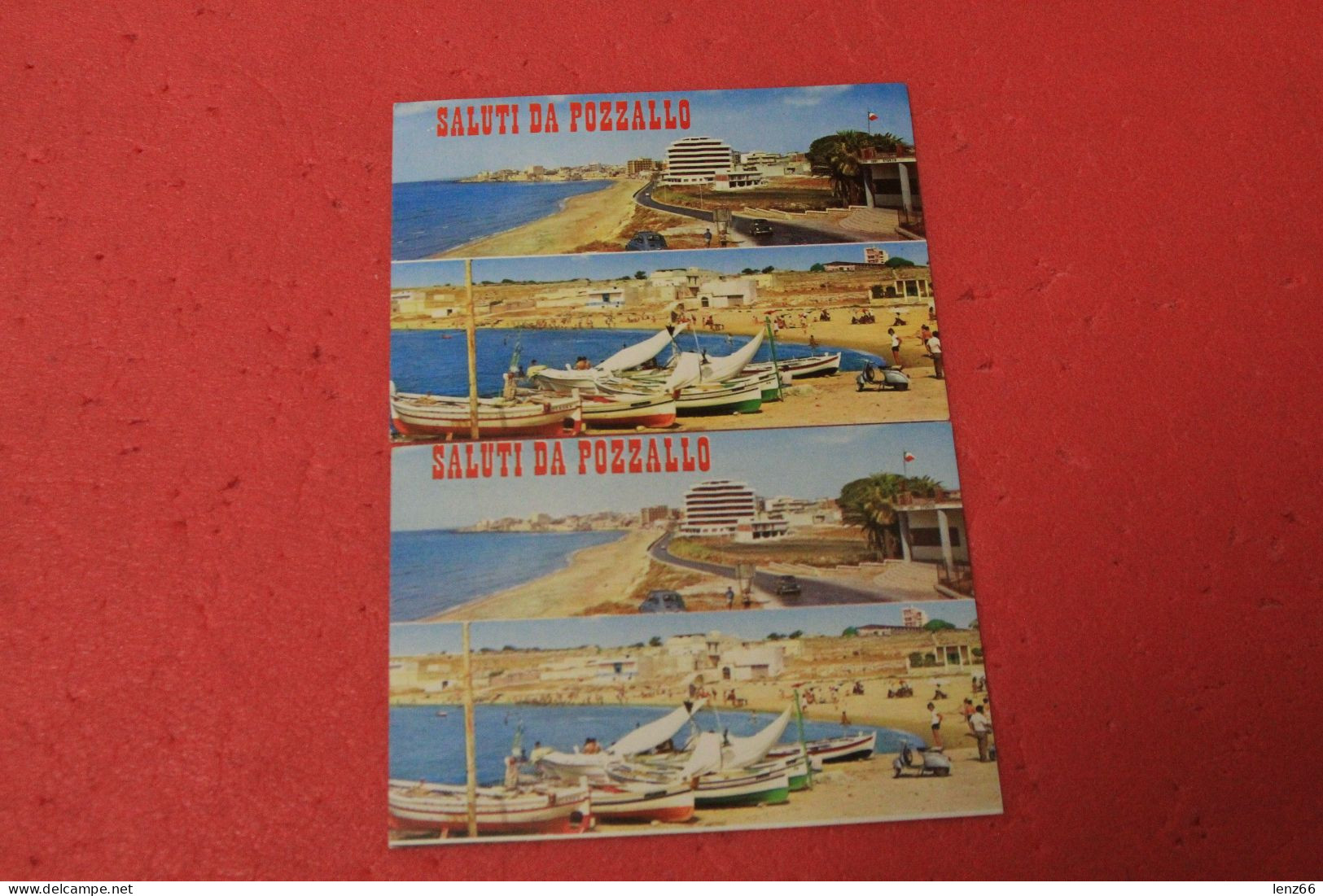 Ragusa Pozzallo 2 Cartoline Di Vedute Anni 75 Viaggiate - Ragusa