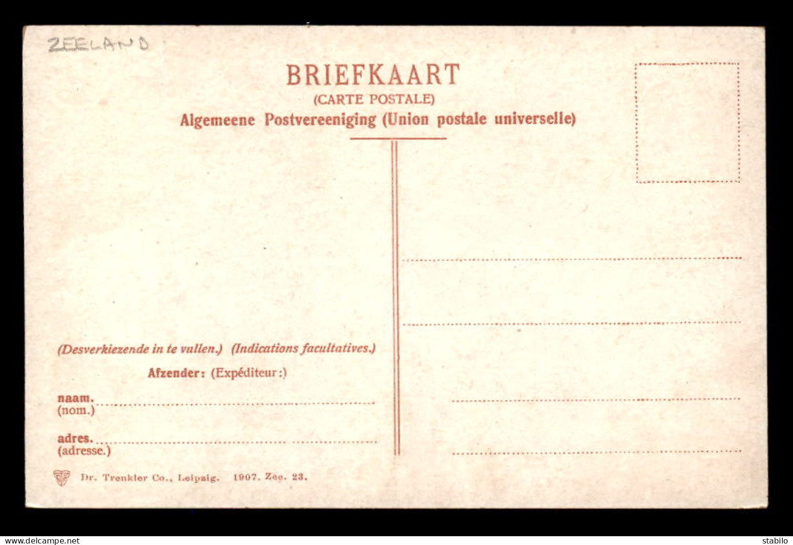 PAYS-BAS - ZUID-BEVALANDSCHE HERVORMDE BOERIN - FEMME - CARTE COLORISEE - Autres & Non Classés