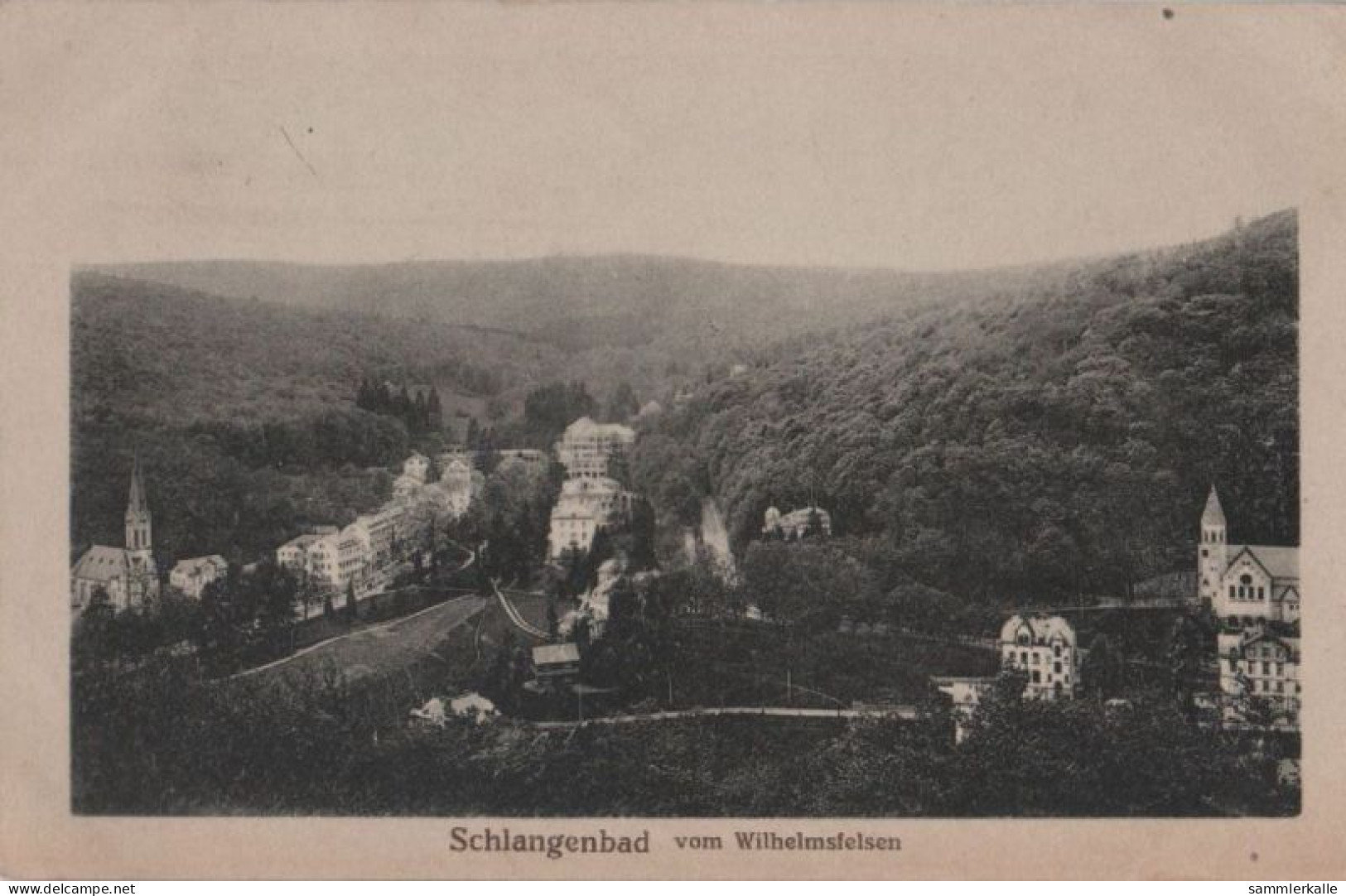 35905 - Schlangenbad - Vom Wilhelmsfelsen - Ca. 1950 - Schlangenbad