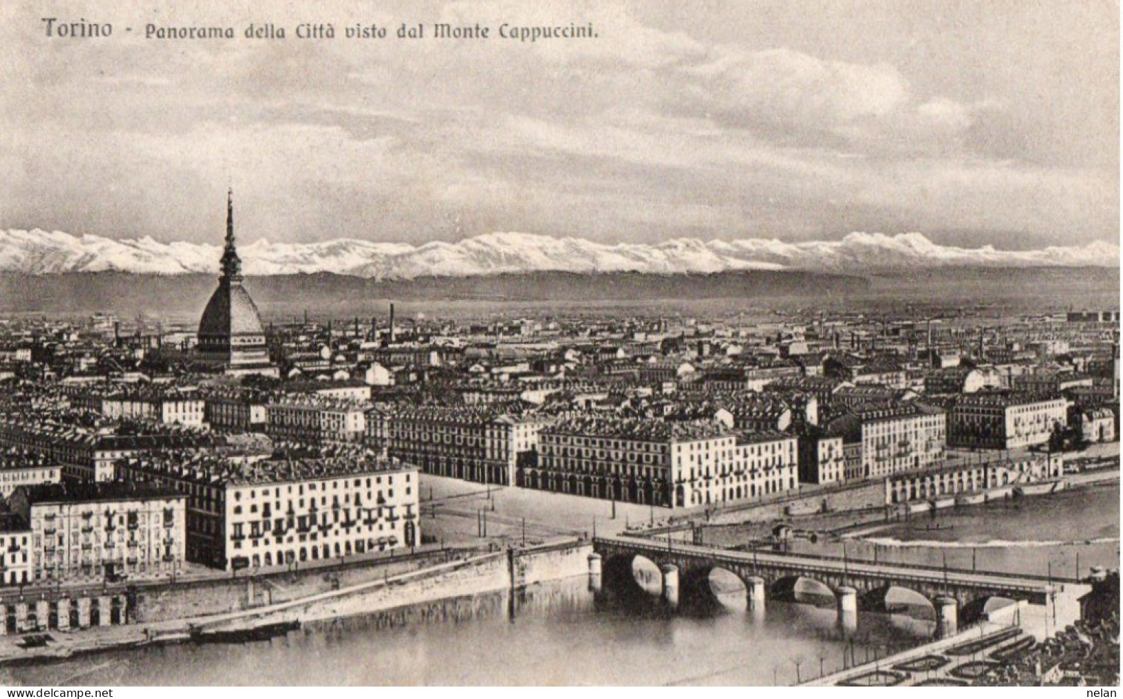 TORINO - PANORAMA DELLA CITTA VISTO DAL MONTE CAPPUCCINI - F.P. - Mehransichten, Panoramakarten