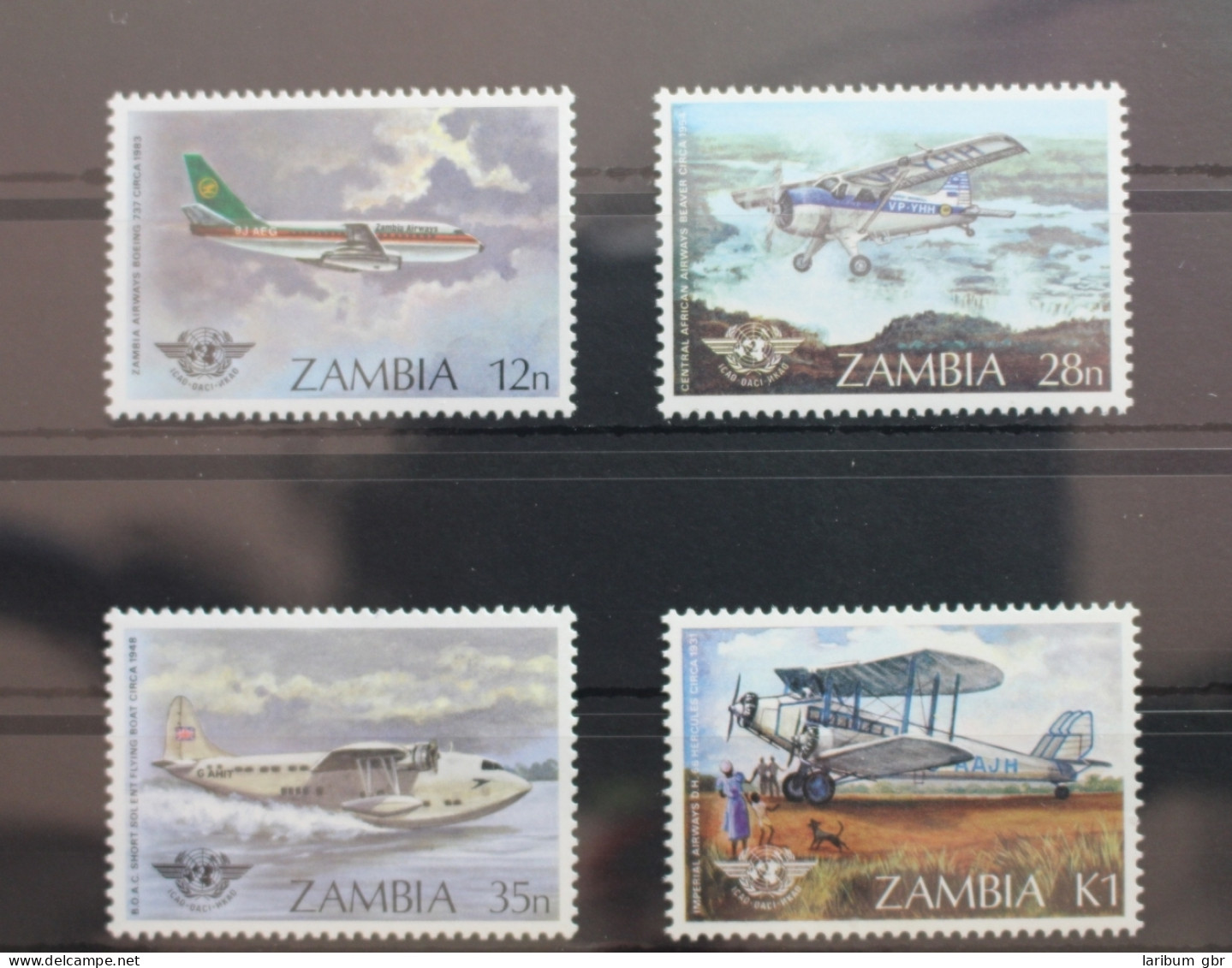 Sambia 306-309 Postfrisch Flugzeuge #SE138 - Nyassaland (1907-1953)