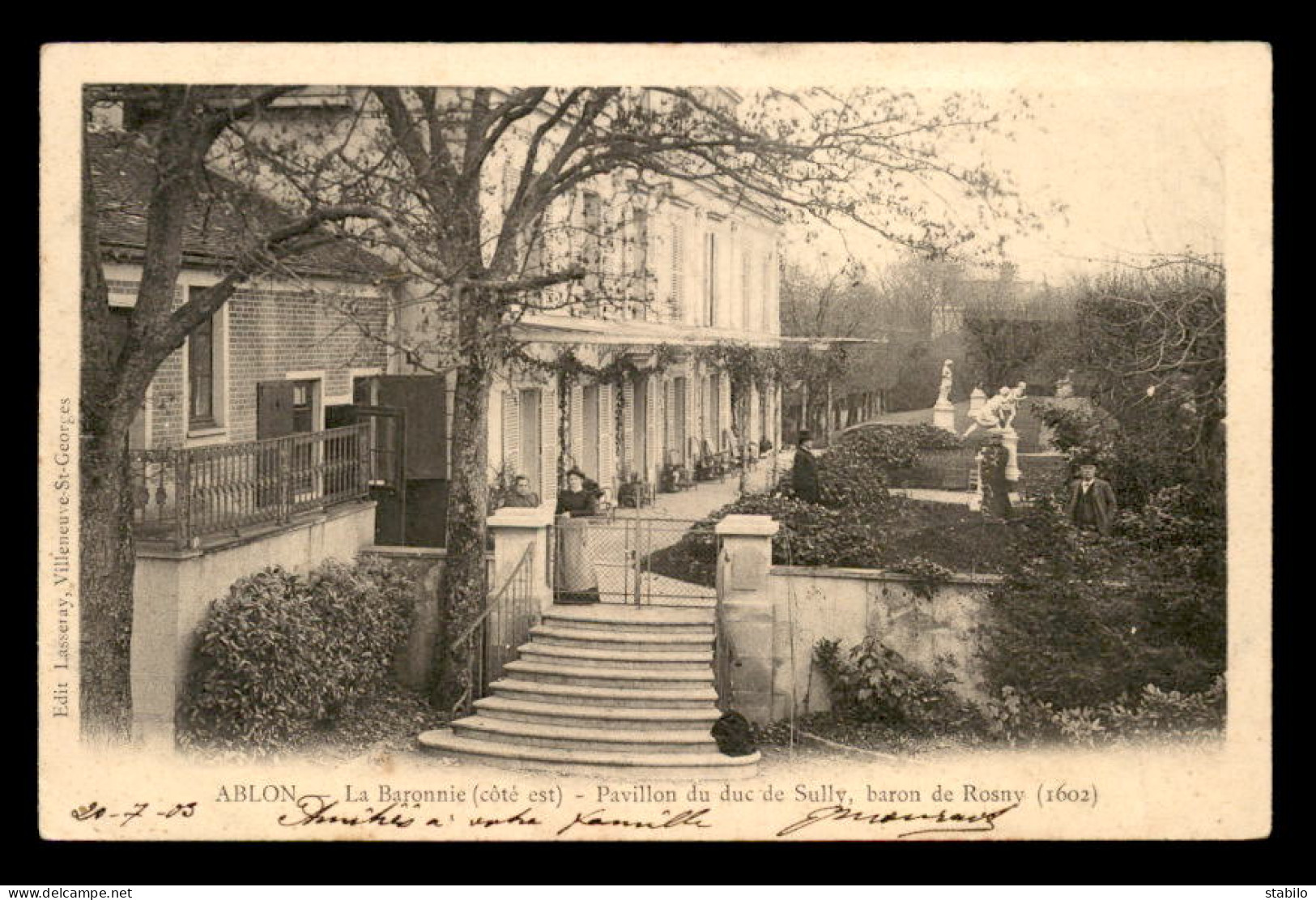 94 - ABLON - LA BARONNIE - PAVILLON DU DUC DE SULLY BARON DE ROSNY - Ablon Sur Seine