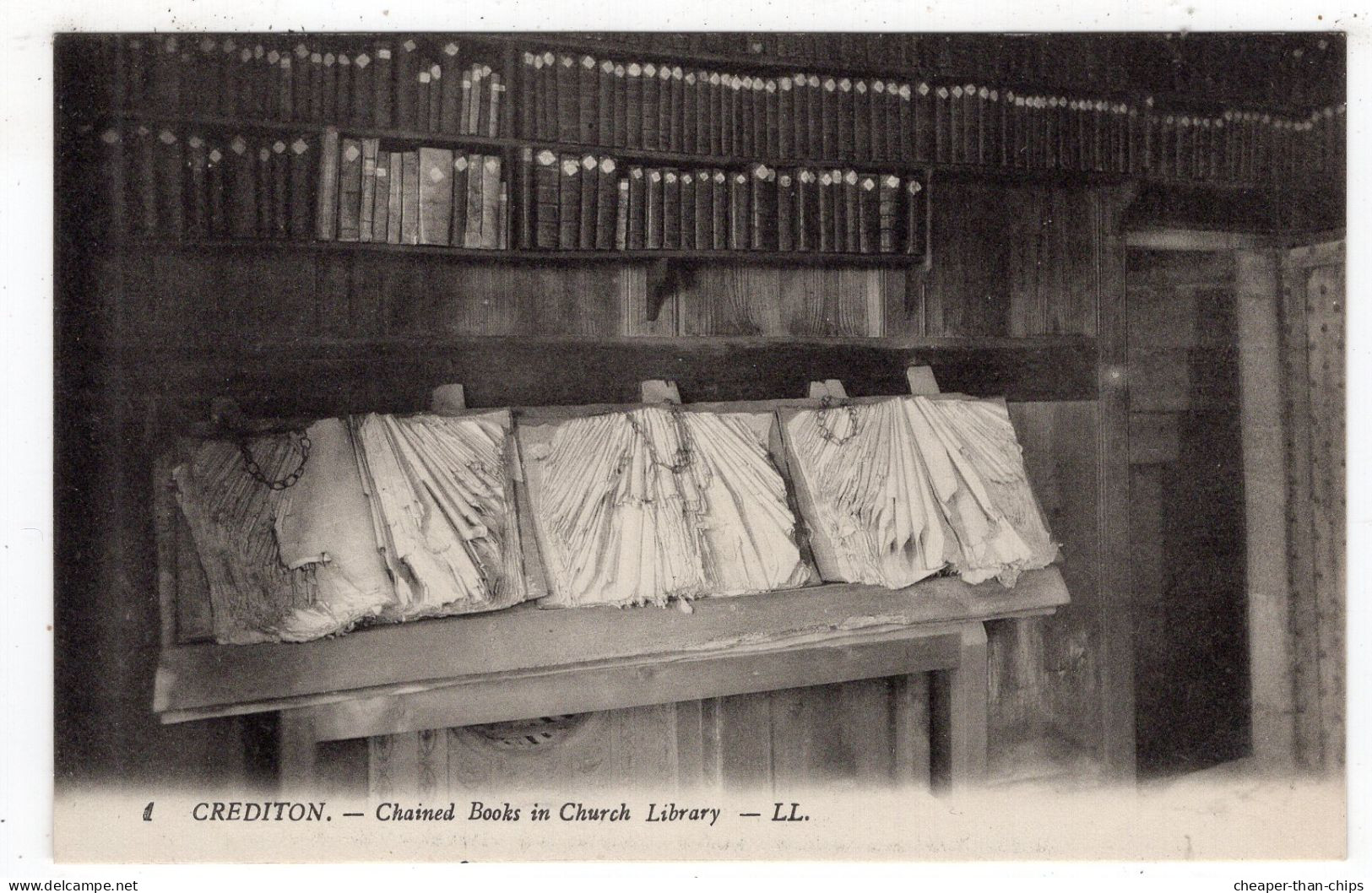 CREDITON - Chained Books In Church Library - LL 1 - Chichester