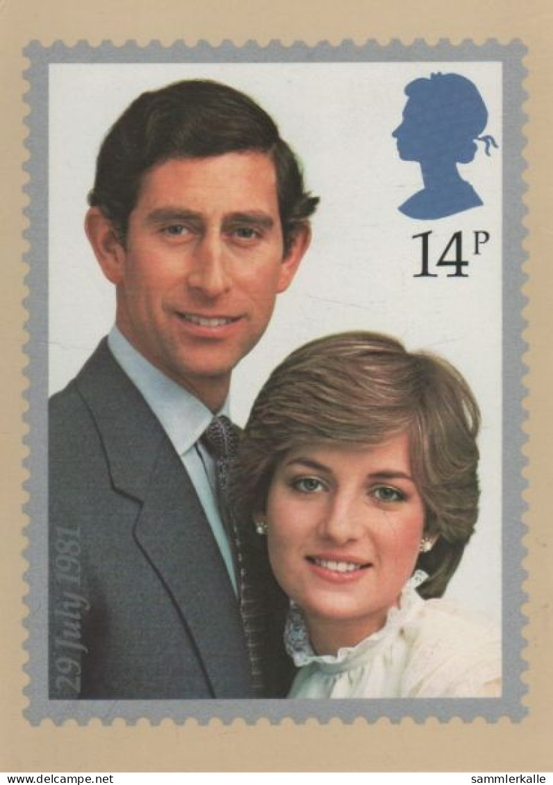 117765 - Charles Und Di Briefmarke - Poste & Facteurs