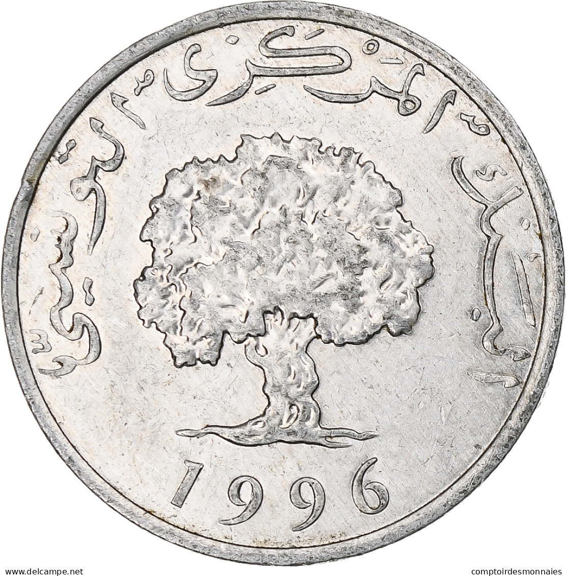 Tunisie, 5 Millim, 1996 - Tunisia