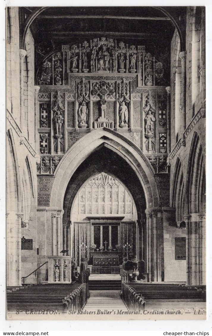 CREDITON - Sir Redvers Buller's Memorial, Crediton Church. - LL 8 - Chichester