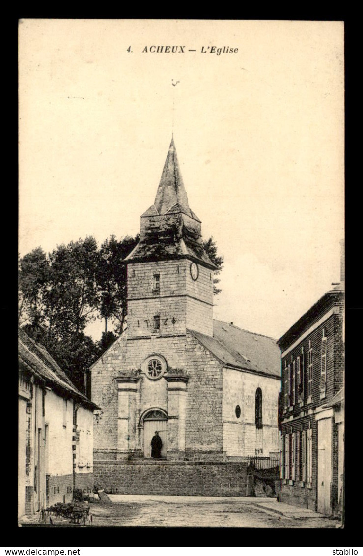 80 - ACHEUX - L'EGLISE - Acheux En Amienois