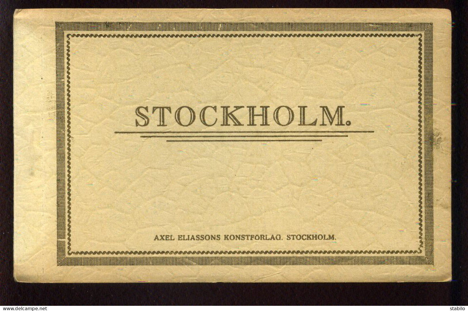 SUEDE - STOCKHOLM - CARNET DE 12 CARTES GLACEES - Schweden